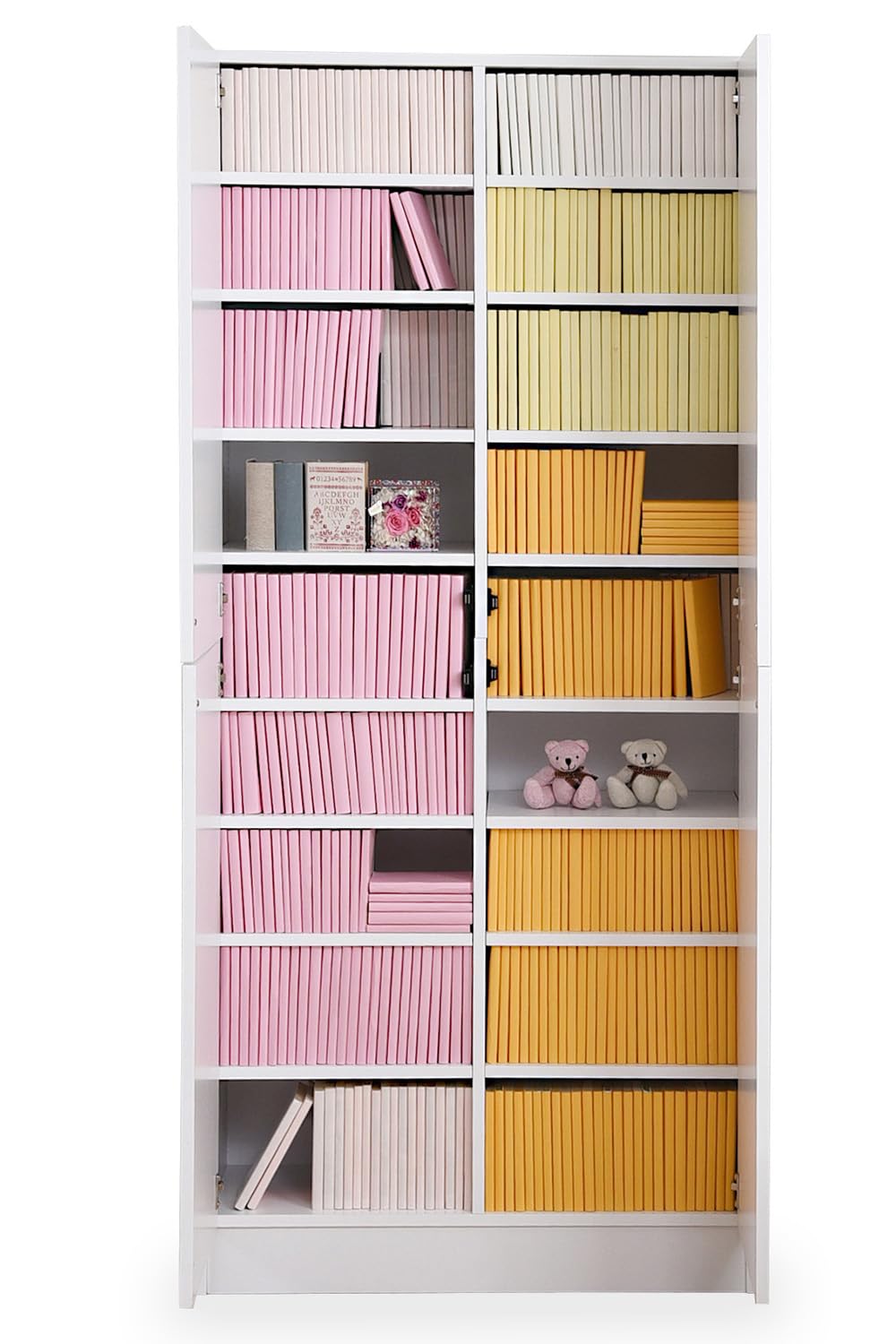 Amazon｜JKプラン 本棚 扉 扉付き a4サイズ対応 約 幅80 80cm (本棚